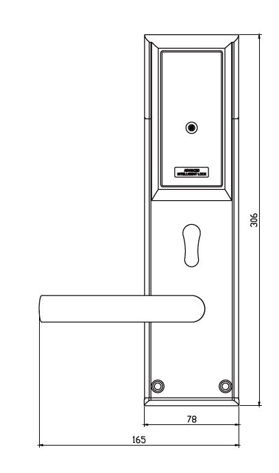 DUSAW HOTEL LOCK R301-BLE RFID & Smart Lock